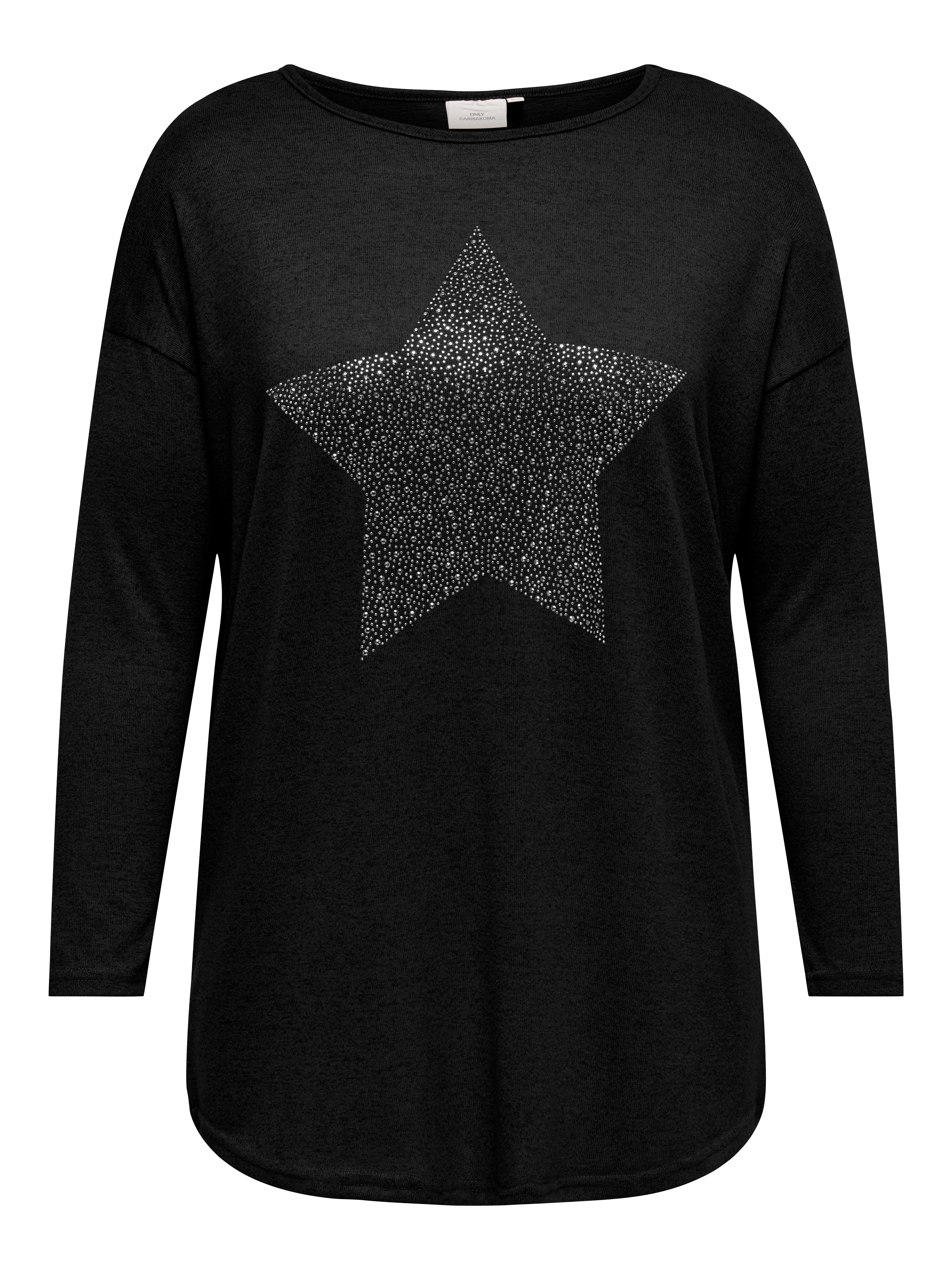 Only Carmakoma Amour Star Knit Jumper