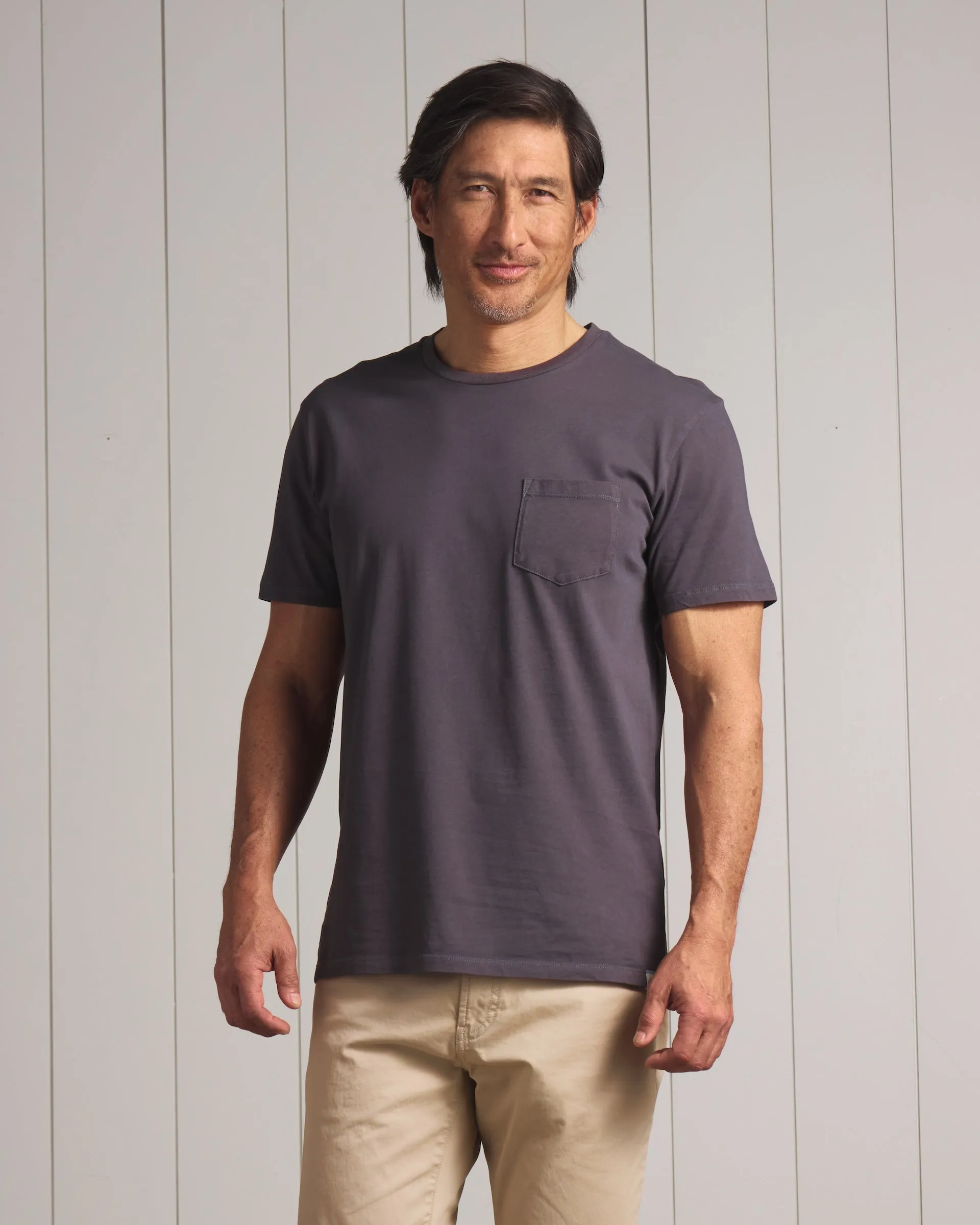 Pima Cotton Pocket Tee - Forged Iron