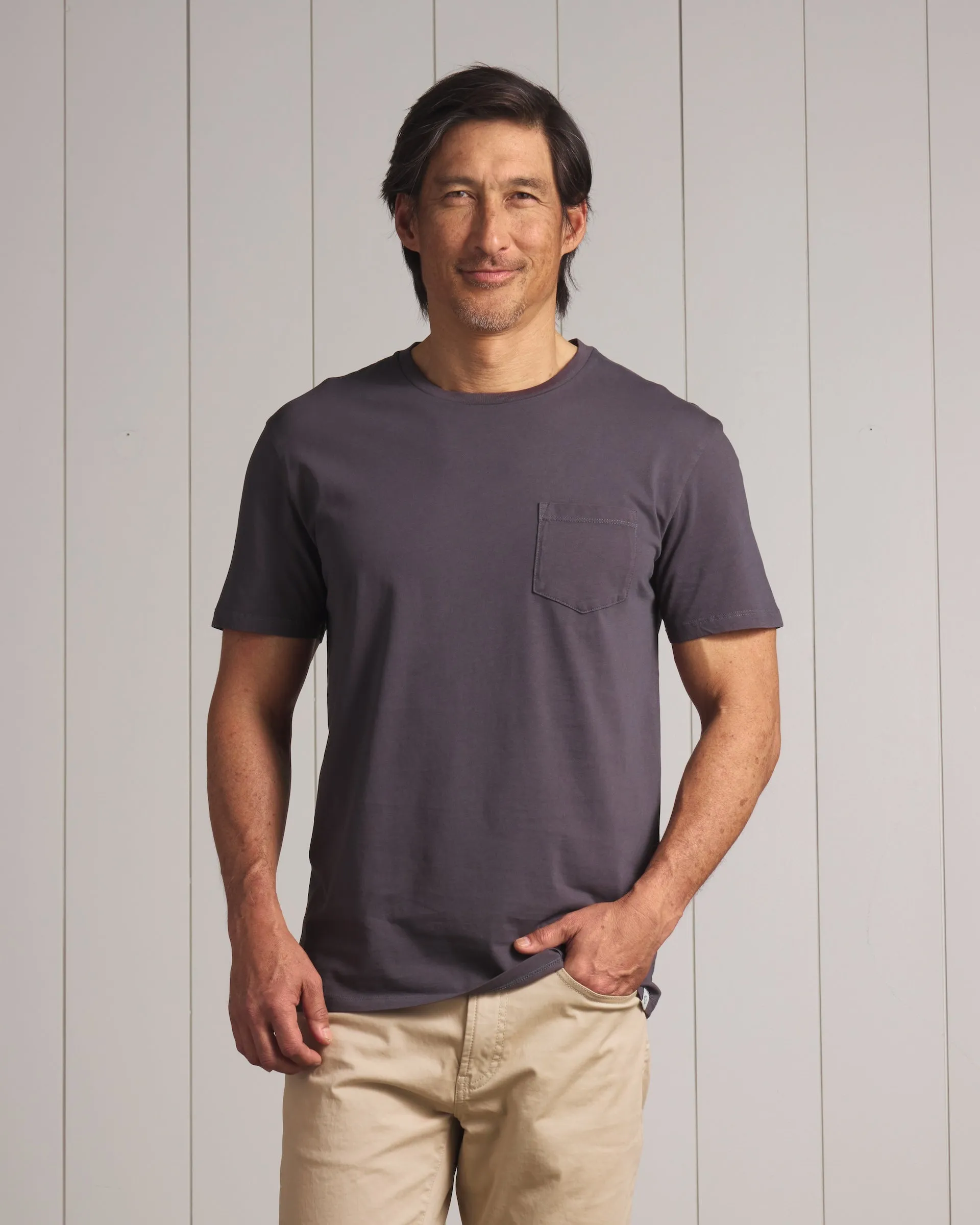 Pima Cotton Pocket Tee - Forged Iron