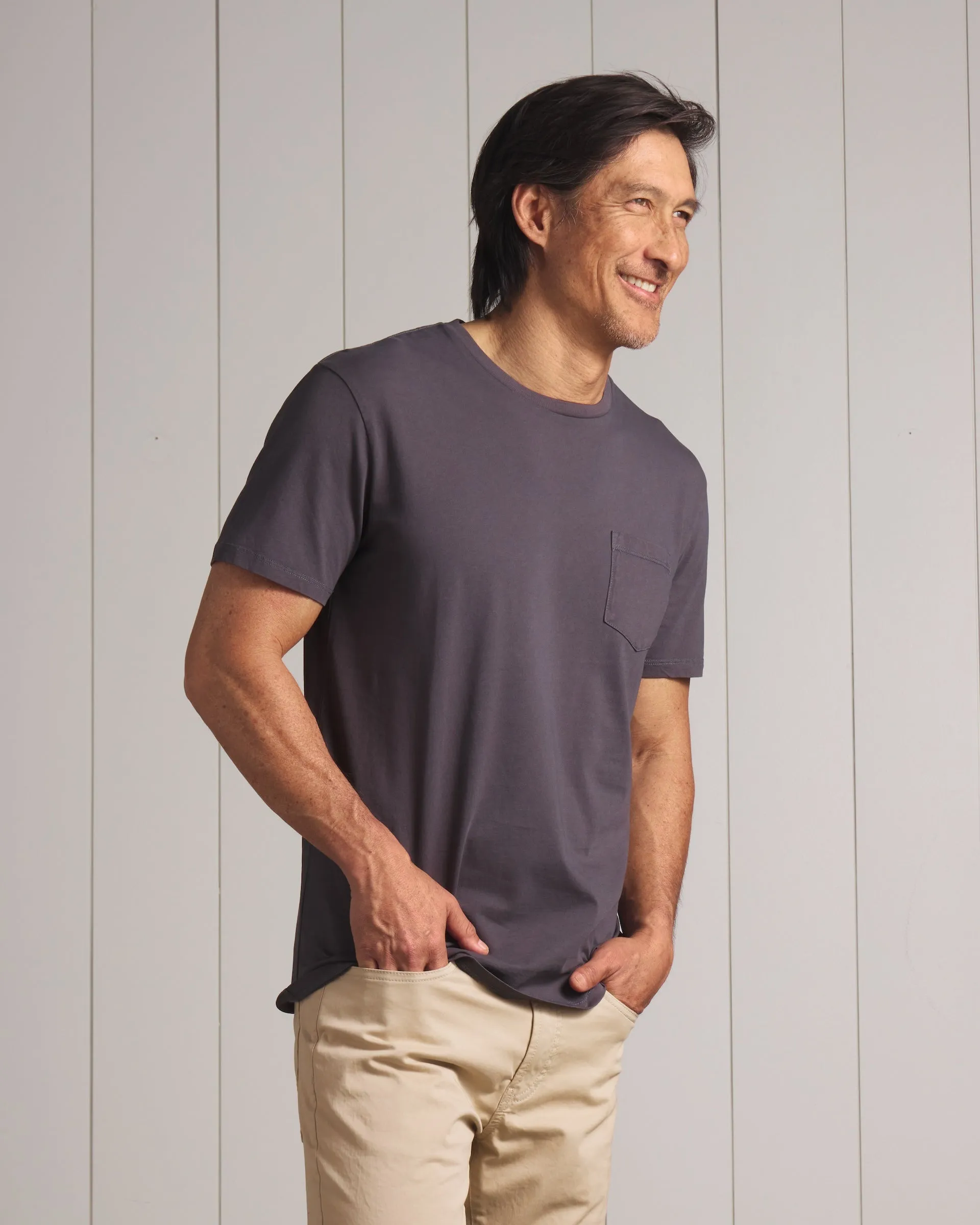 Pima Cotton Pocket Tee - Forged Iron