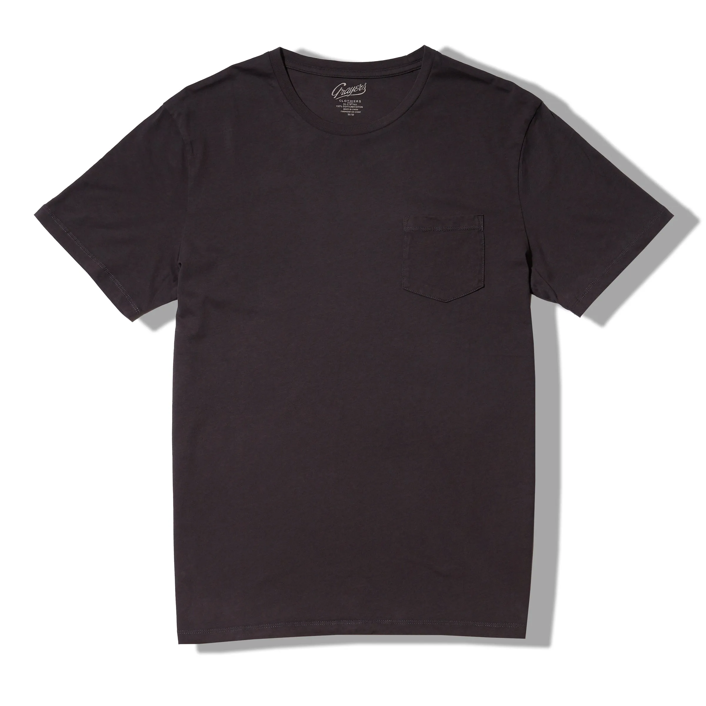 Pima Cotton Pocket Tee - Forged Iron