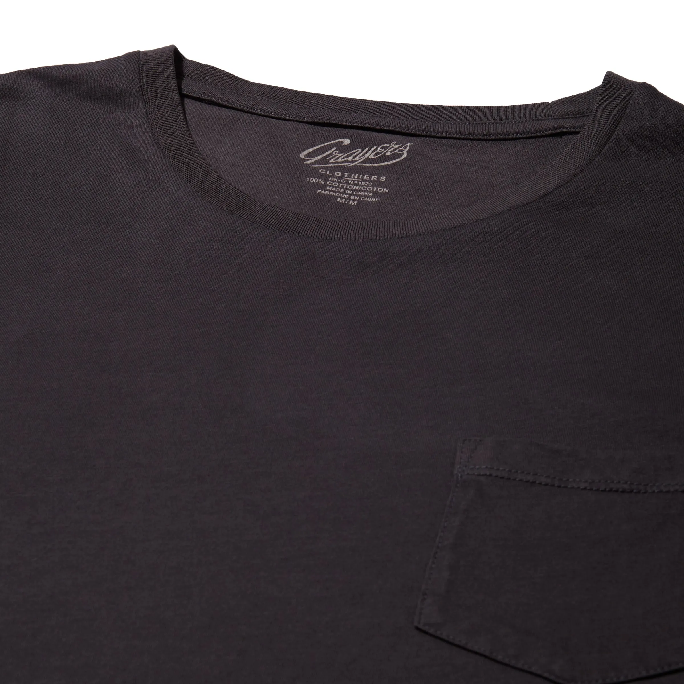 Pima Cotton Pocket Tee - Forged Iron