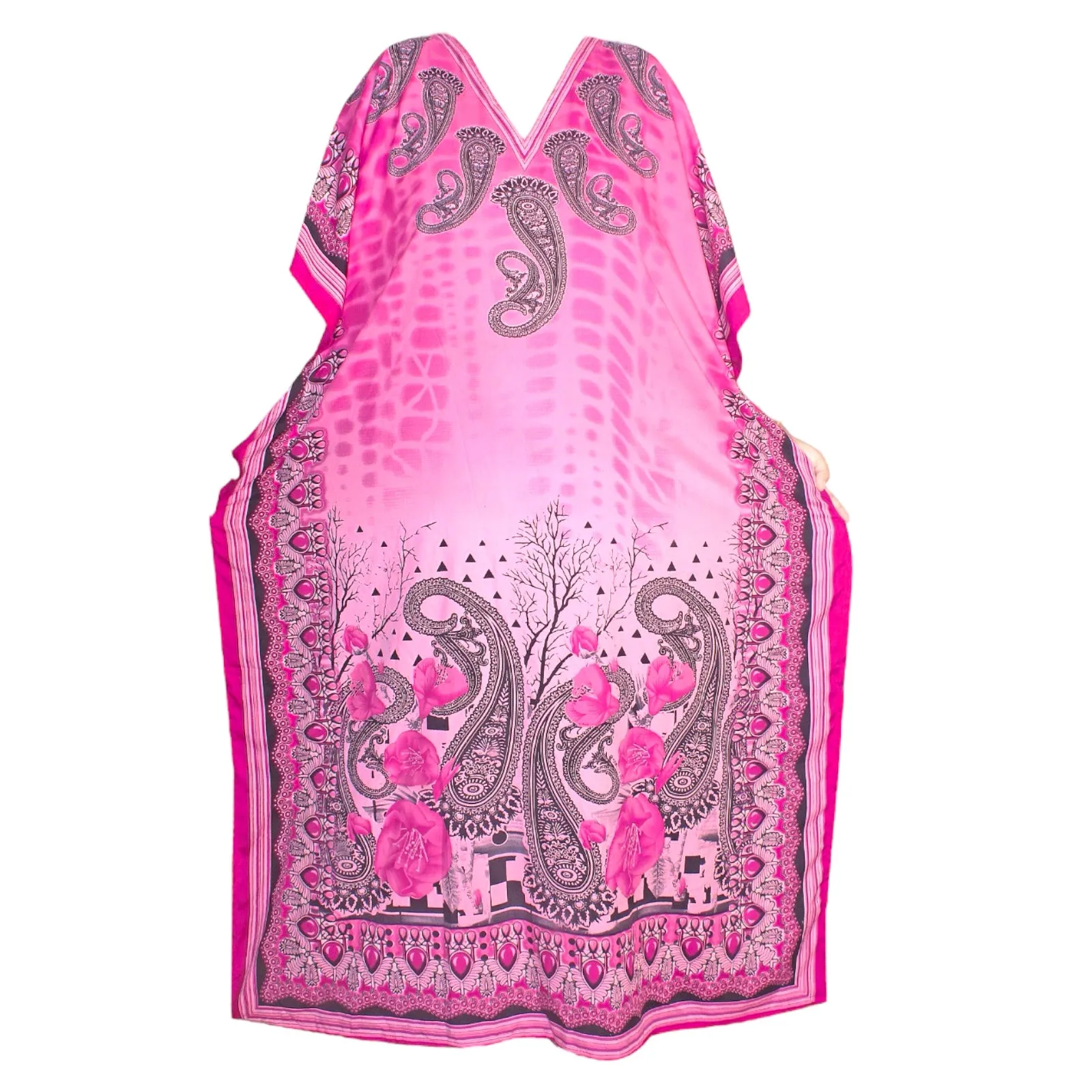 Pink Mia Kaftan Dress 10-22