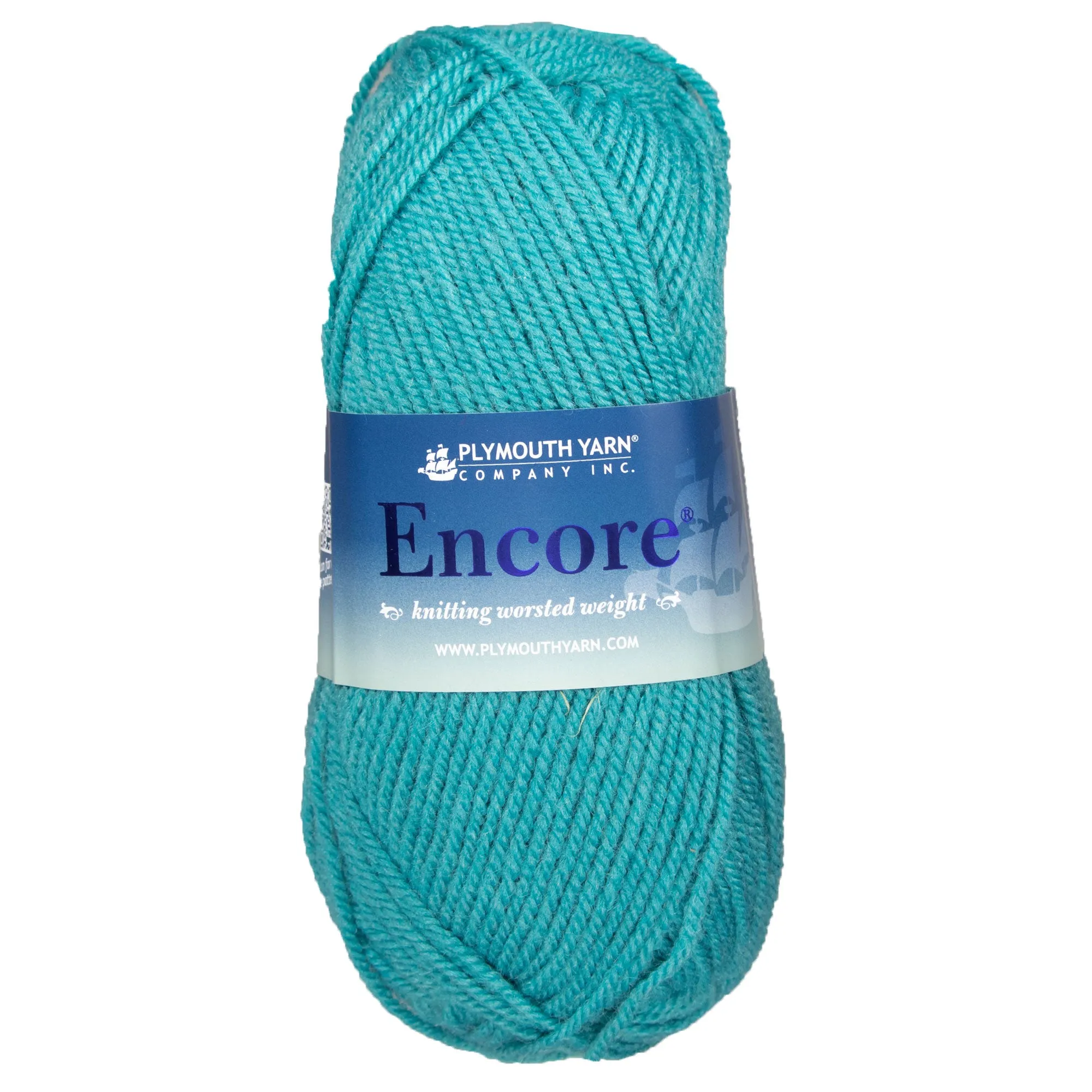 Plymouth Yarn Encore Worsted Yarn - 1317 Vacation Blues