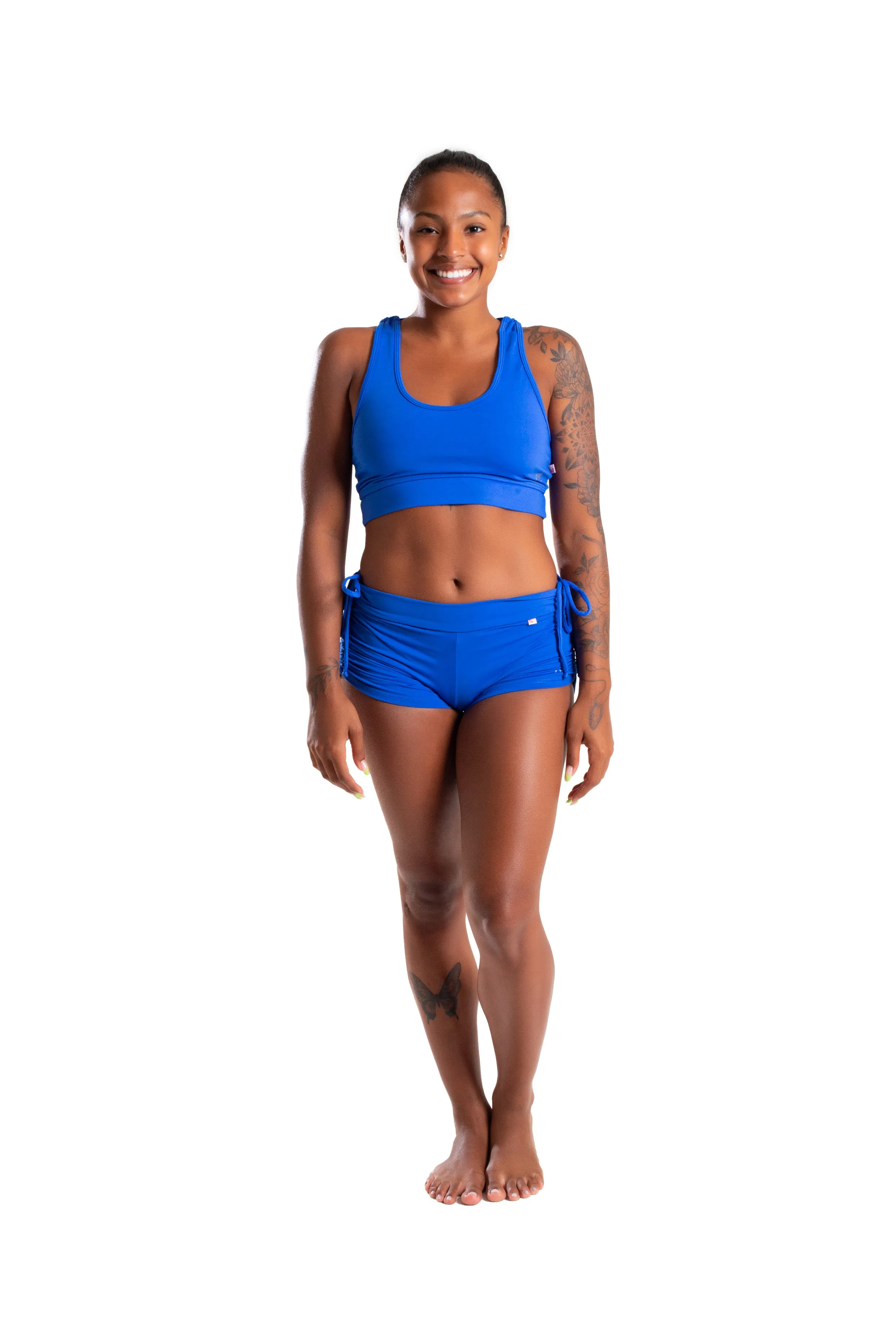 Side String Shorts, Royal Blue, Cool Form Light