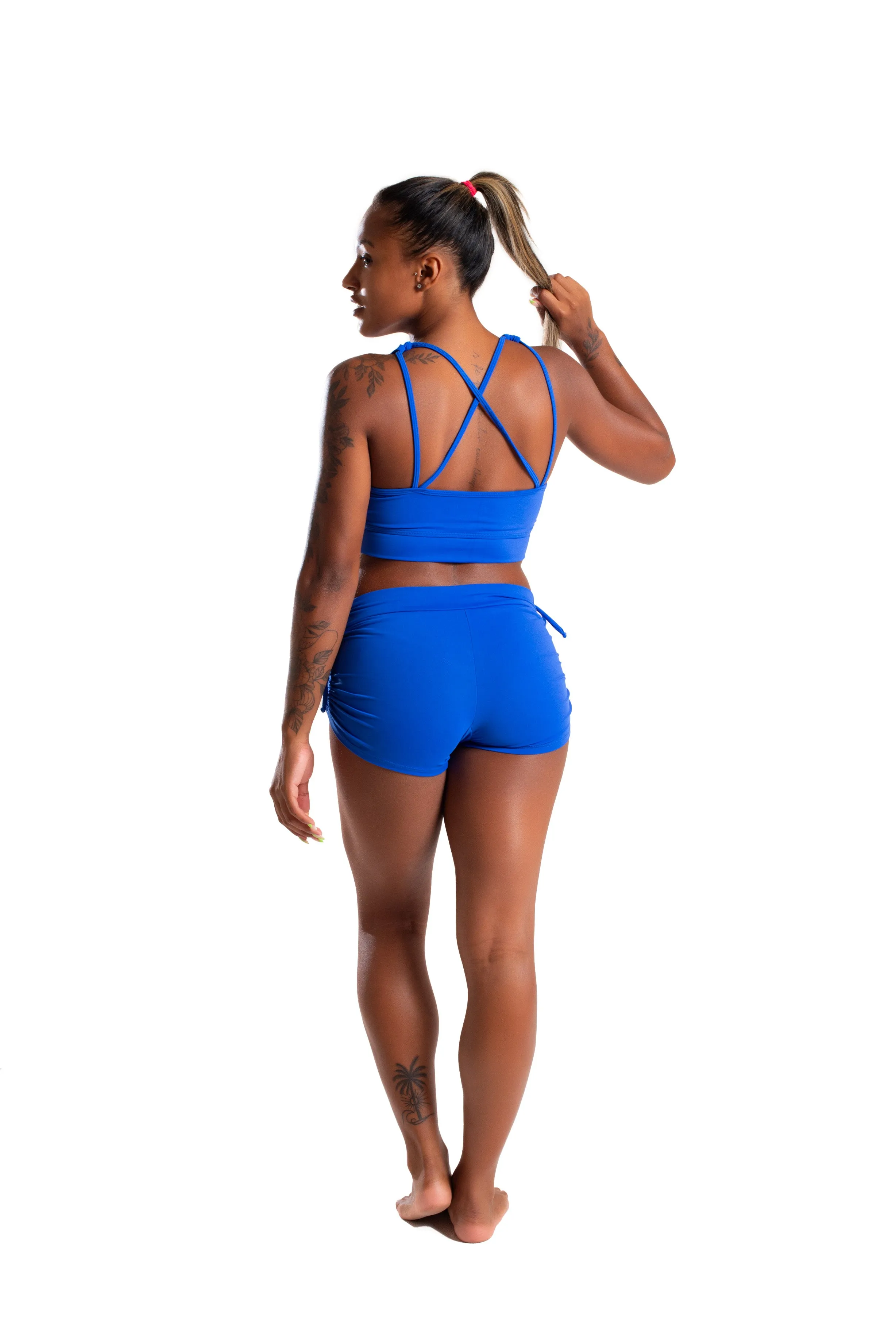 Side String Shorts, Royal Blue, Cool Form Light