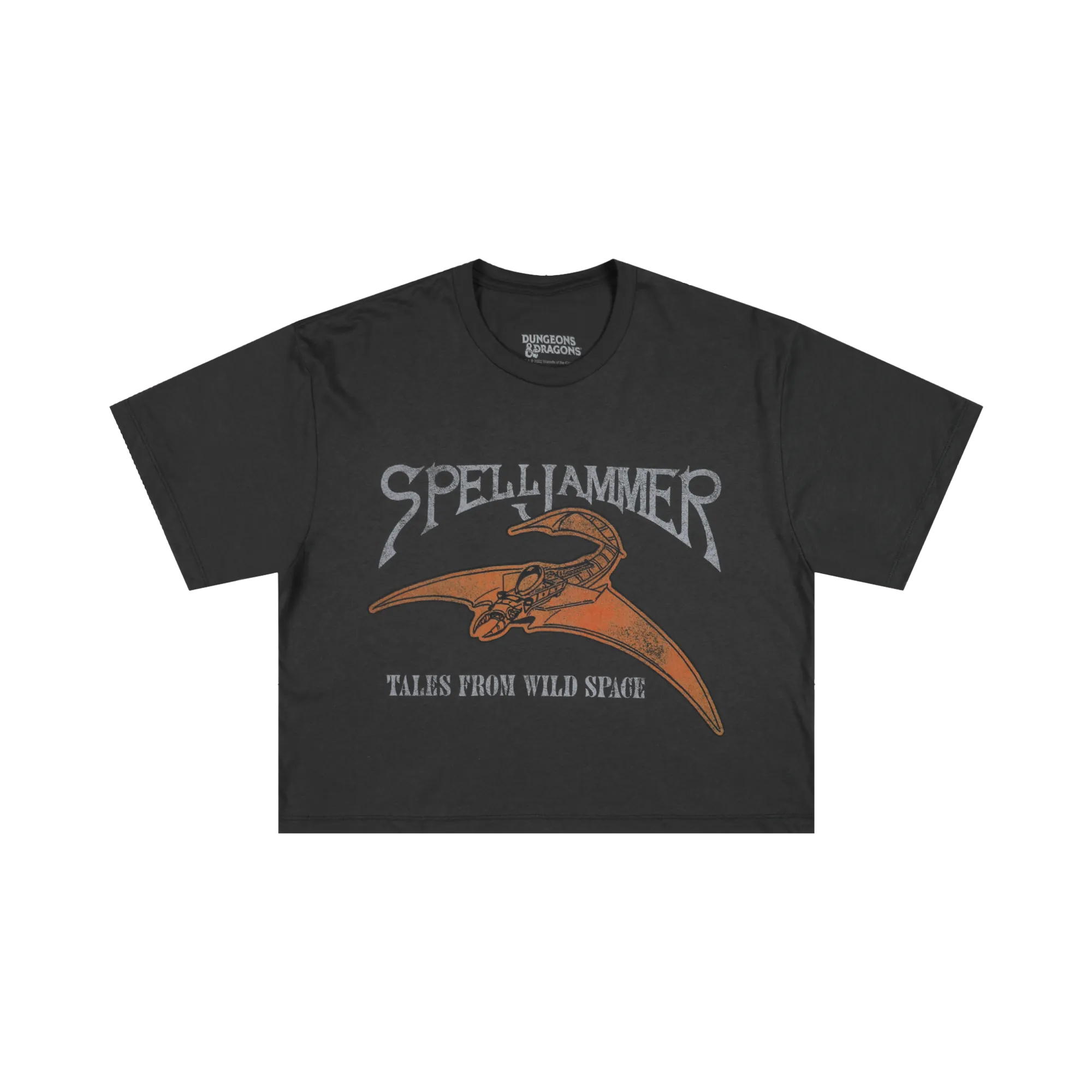 Spelljammer Cropped Gray Tee