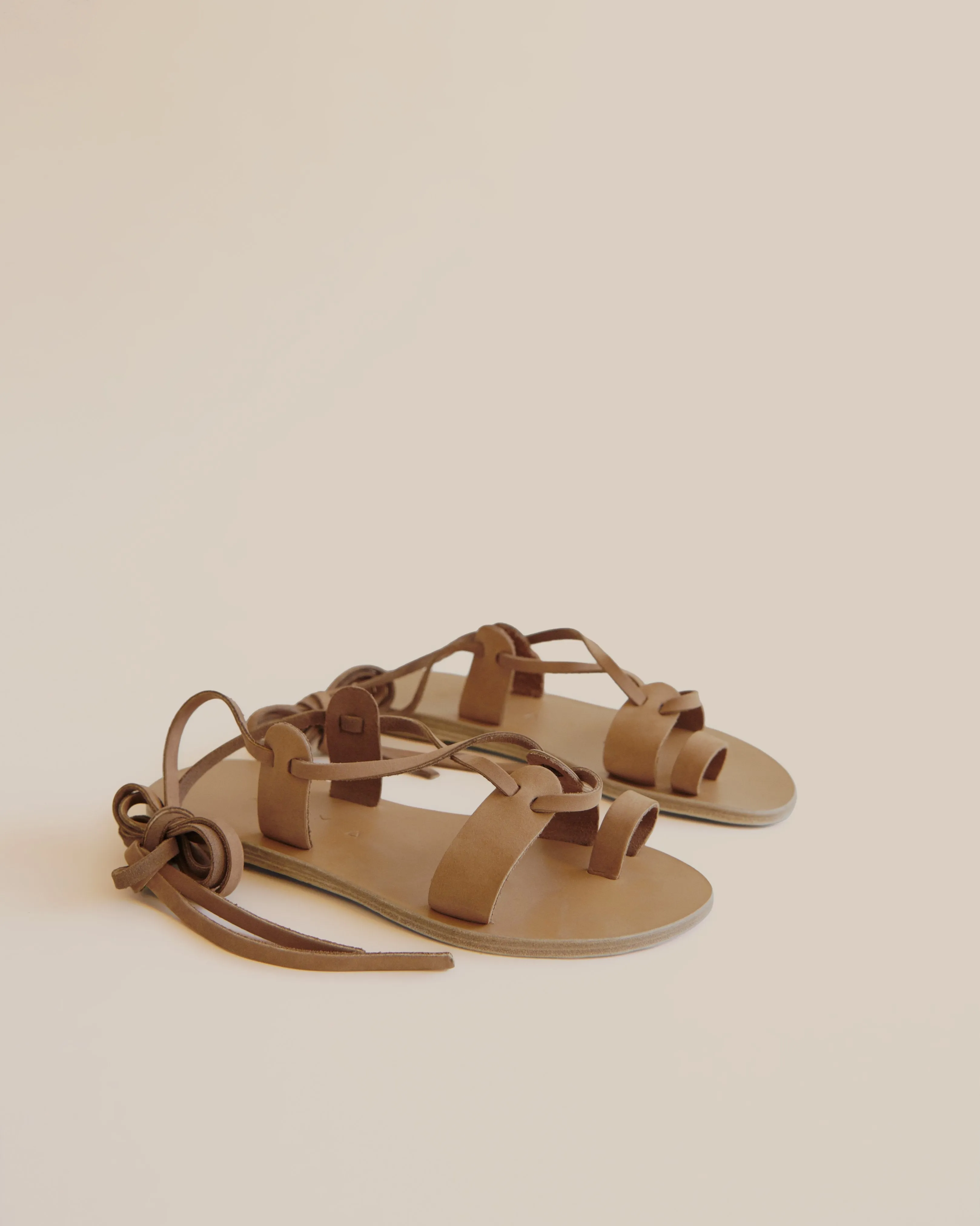 Thymaina Leather Strappy Sandal