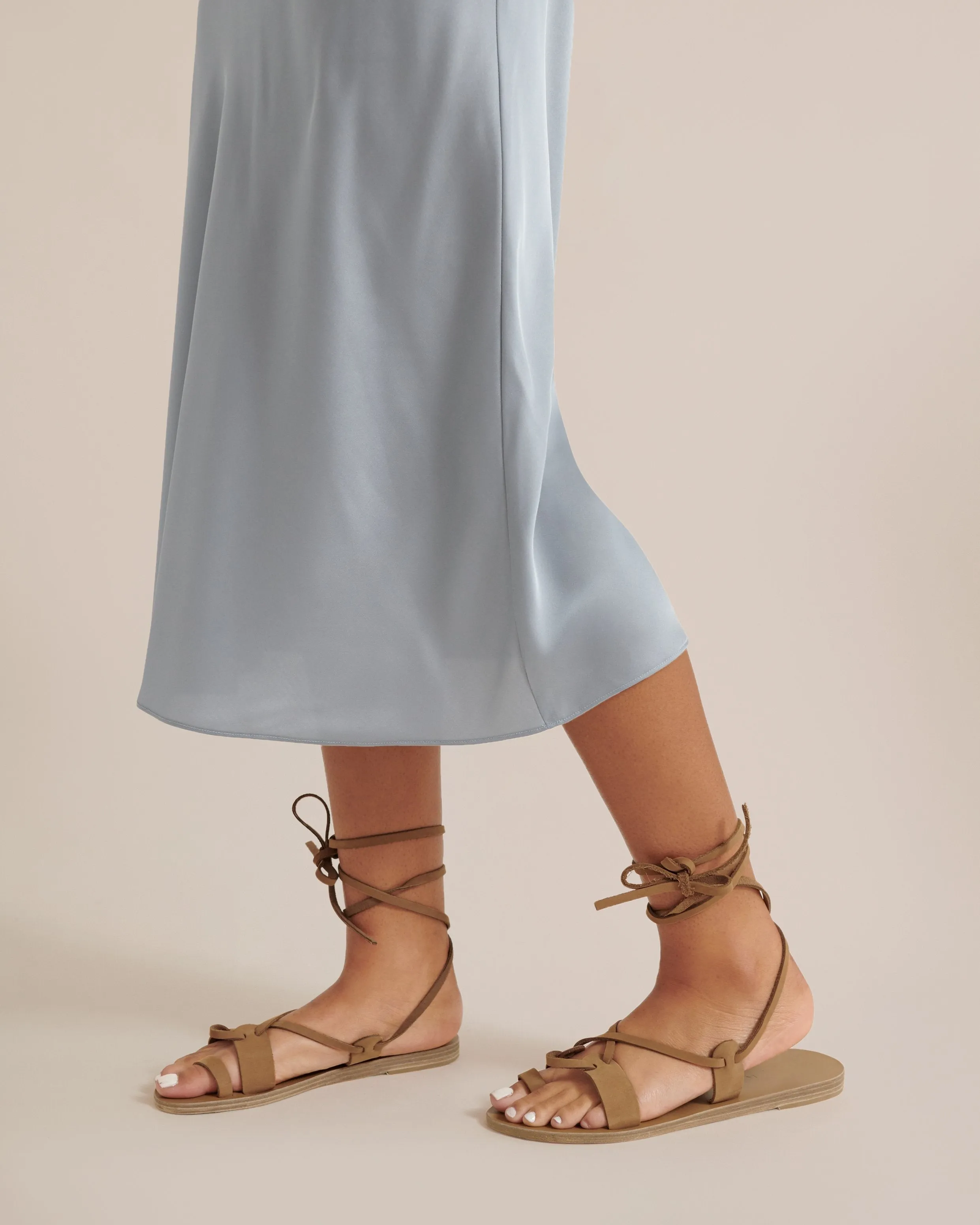 Thymaina Leather Strappy Sandal