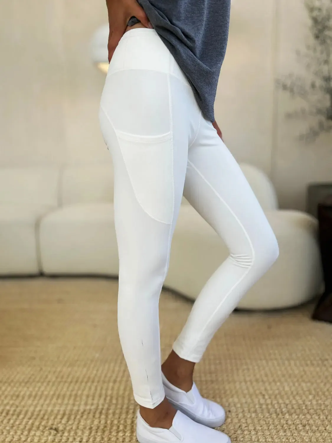 Wide Waistband Sports Leggings