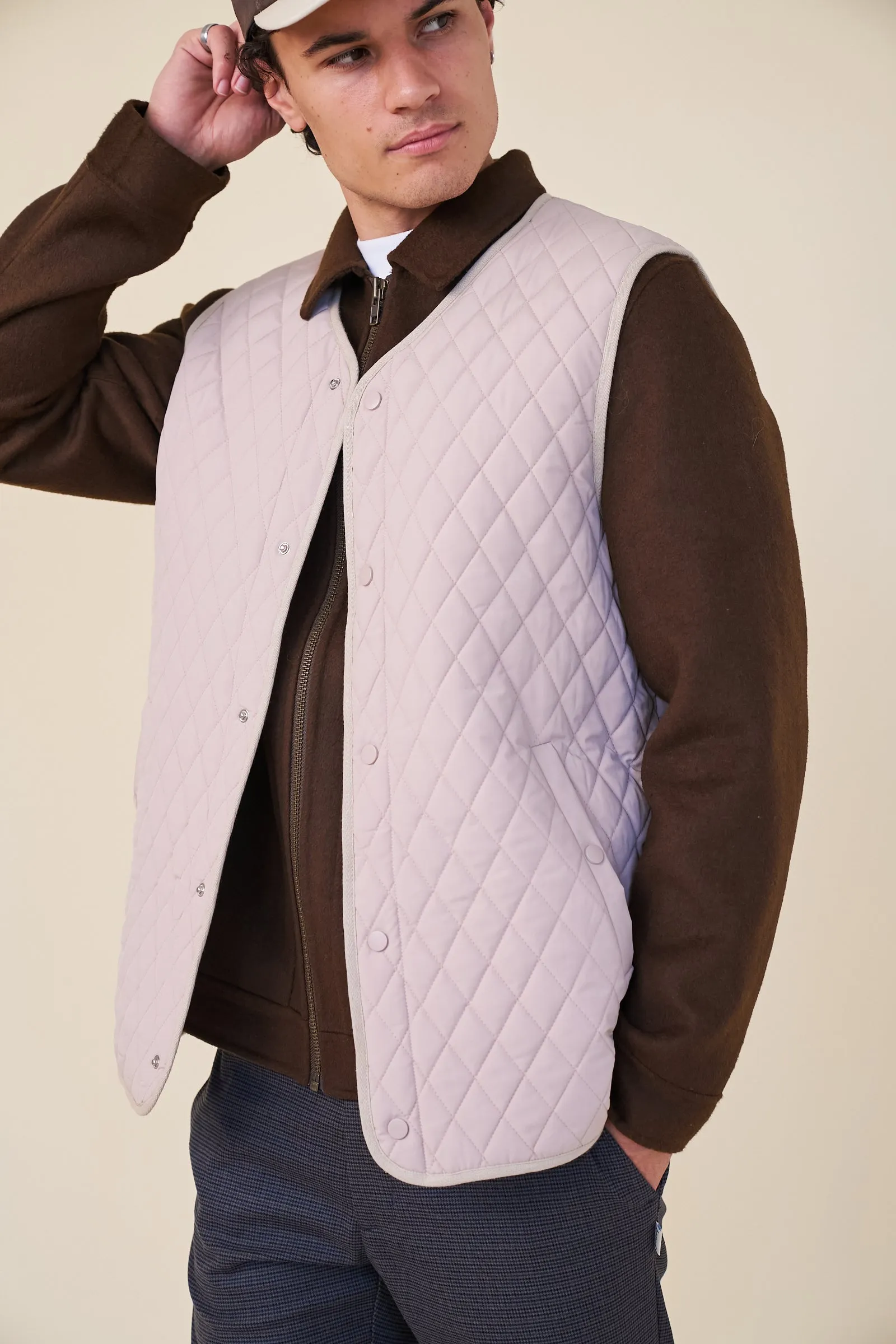 WINDSOR WOOL JACKET - WALNUT