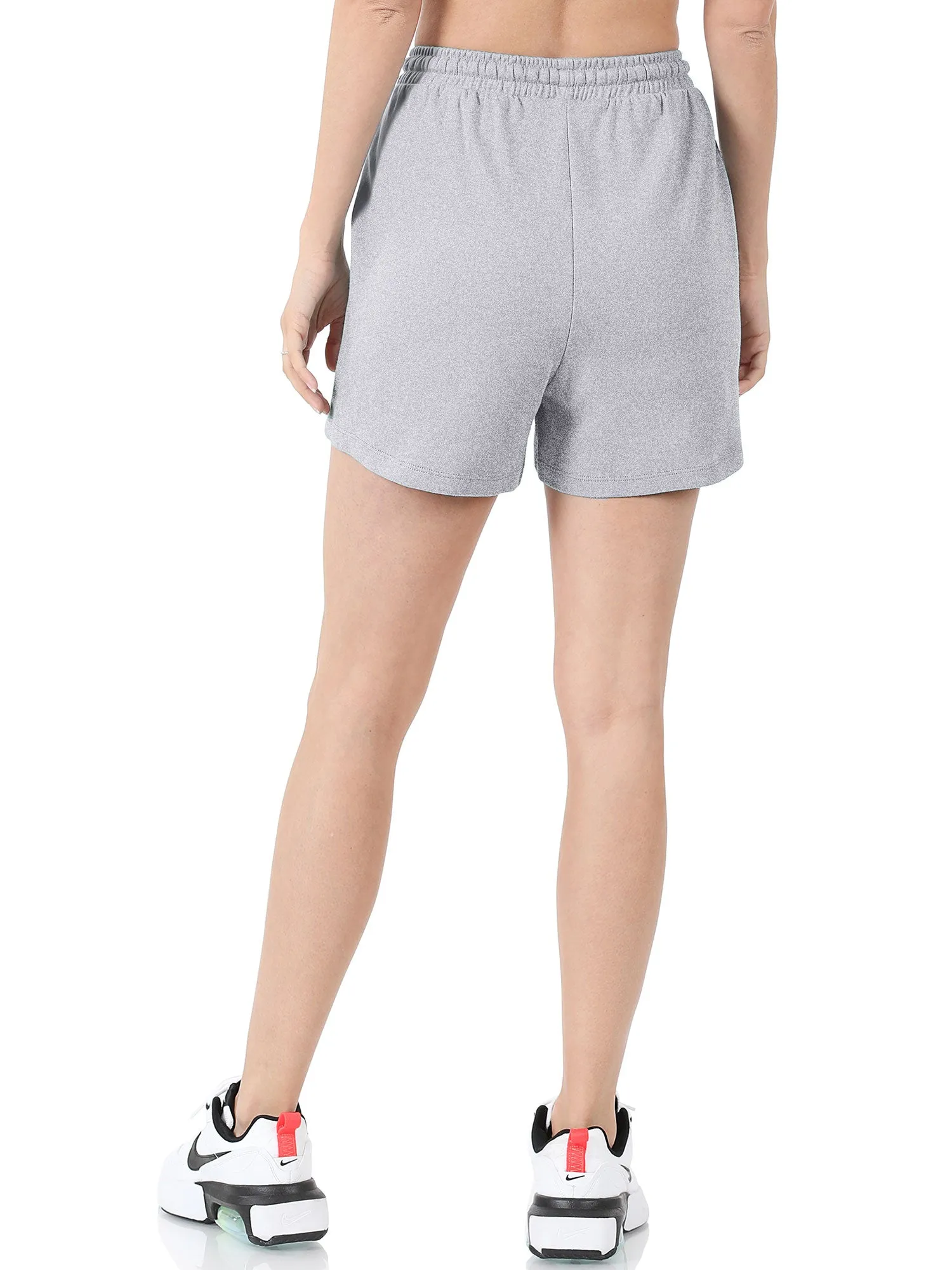 Womens Casual Comfy Cotton Shorts With Elastic Waist Band and Pockets