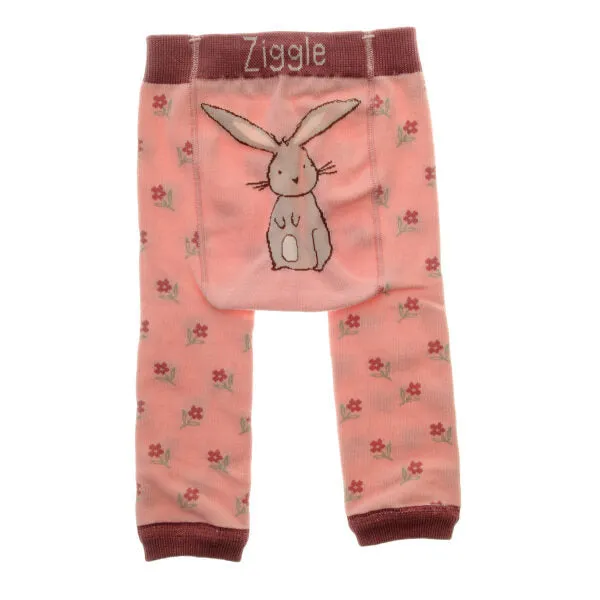 Ziggle - Bunnies Pink Leggings and Socks Set 6-12months